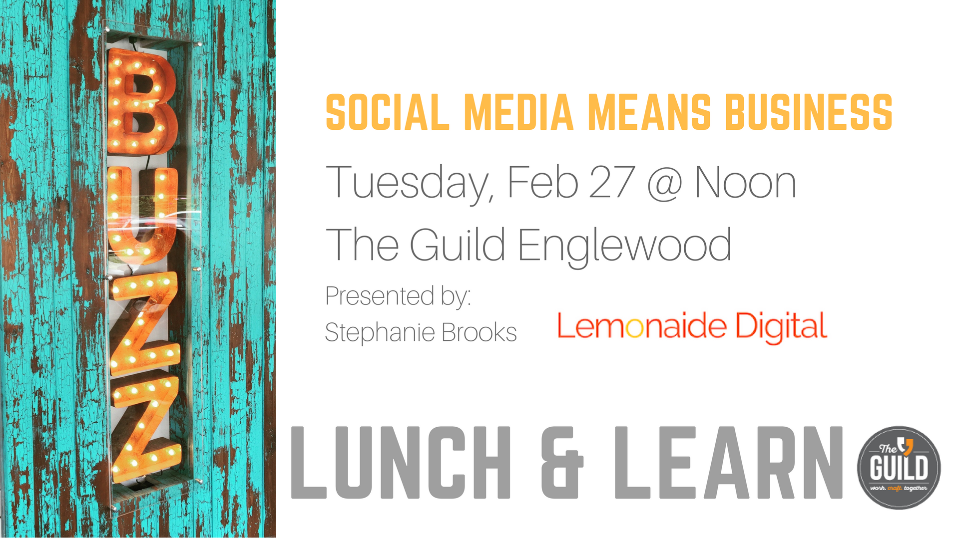 Social Media for Business - Lunch and Learn
